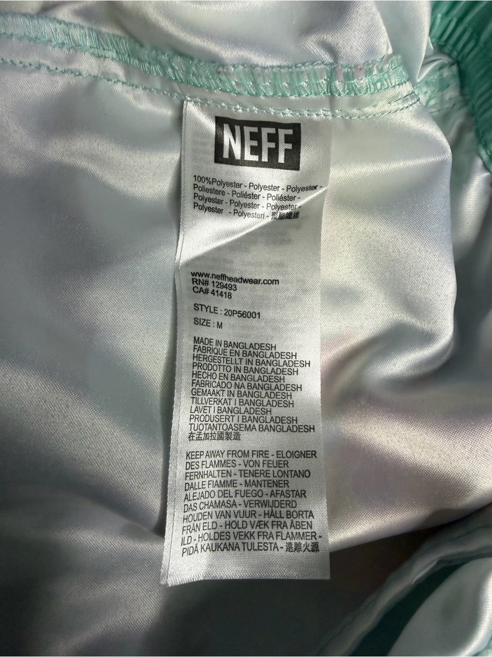 Neff Tropical Rubber Duck Swim Trunks Men’s Medium Beach Board Shorts Hawaiian - Picture 6 of 9